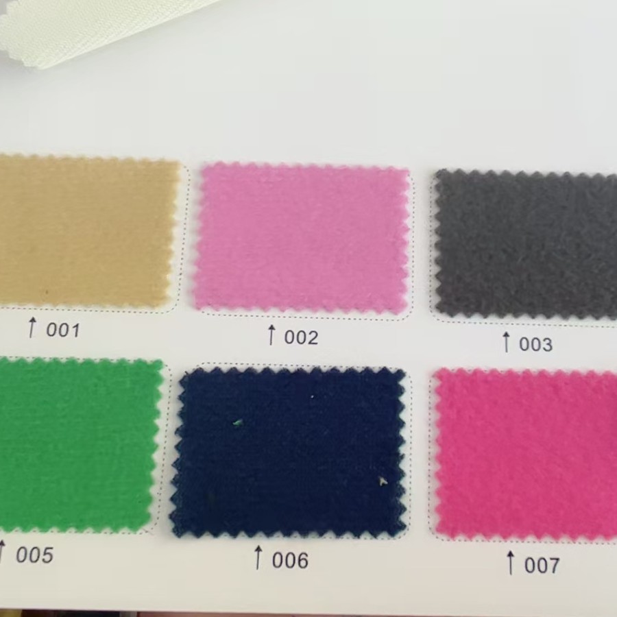 现货126色单面拉毛布箱包家纺边纶布沙发鞋帽口袋布玩具里布圈绒
