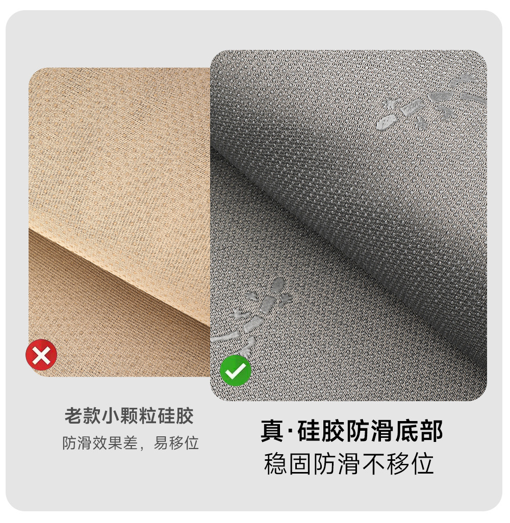 New Car Seat Cushions, High-End Nappa Leather Seat Cushions, Universal Thickened Anti-Slip Front and Rear Three-Piece Set of Seat Cushions for Vehicles