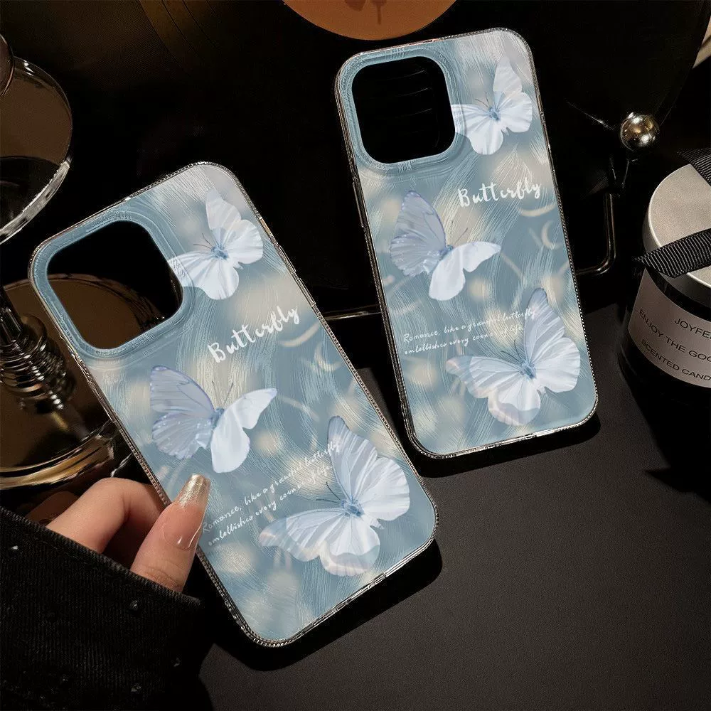 Синий совместимый чехол для iPhone 16, чехол для телефона, 16 Pro Max/13