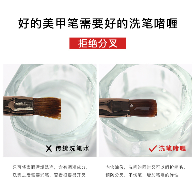 Cross-border nail art pen especial líquido de limpieza y protección no hace daño a la pluma de agua aceitosa pluma de apertura pluma hidratante pluma de lavado de aceite gel de limpieza de agua