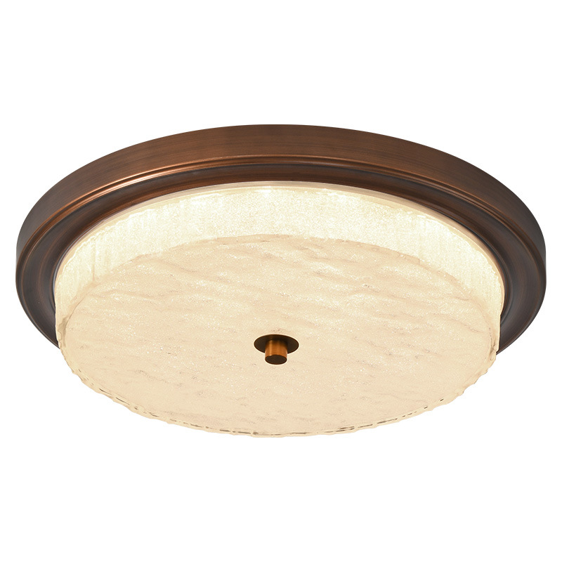 Lámpara de techo para dormitorio estilo americano, lámpara de techo para habitación estilo vintage, sencilla y elegante, adecuada para guardarropa y pasillo, iluminación Zhongshan 357L.