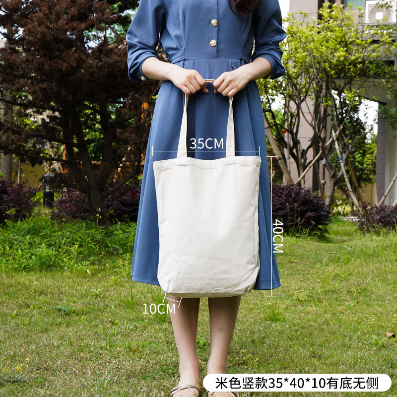キャンバスバッグカスタムロゴ環境保護手描き広告綿布袋カスタム学生手提げキャンバスバッグカスタムパターン|undefined