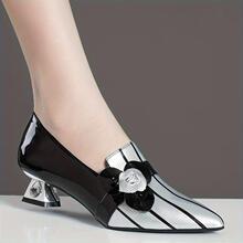 I 34698 Block heel closed toe women sandals �ָ���ͷŮʿ�и�