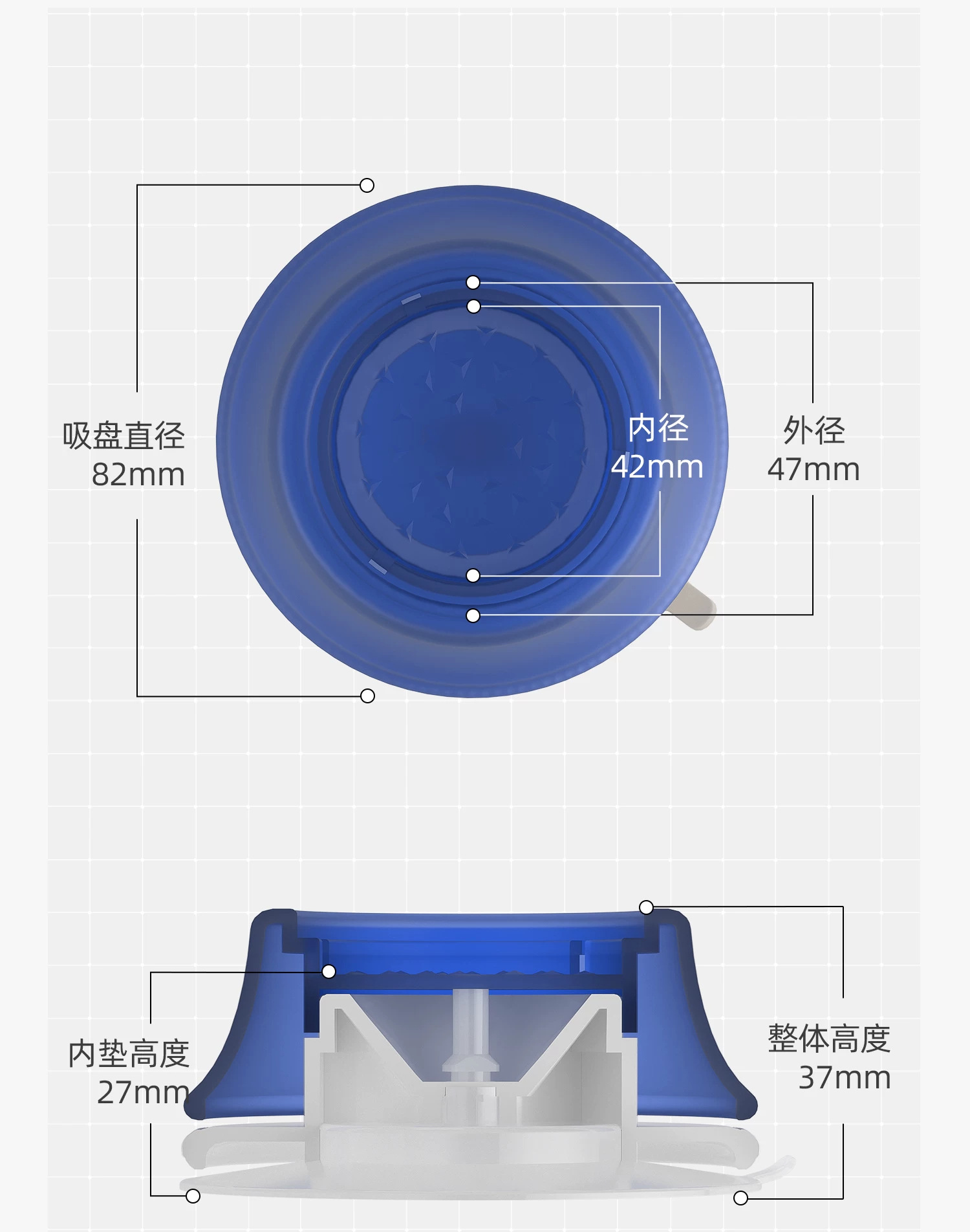 滚筒波轮通用减震防滑垫防潮垫高防移位多巴胺马卡龙洗衣机脚垫