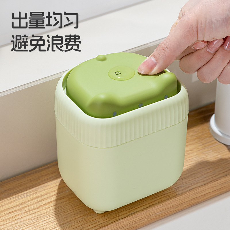新商品の子猫の洗剤は圧力器の台所の石鹸の液体器の水槽によって手洗いの液体の洗剤の洗剤の多機能になります。|undefined
