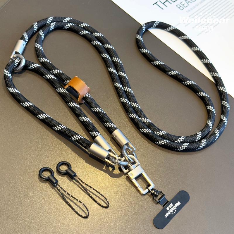 新しいアップグレードされたマウンテンスタイルの携帯電話ストラップ、クロスボディ、ポータブル、首掛け、ハイエンドのアウトドア多用途ショルダーストラップ、屋外持ち運び用の紛失防止ロープ|undefined