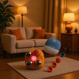 潮玩铝合金加热暖宫宝充电按摩器电动经络刷保健揉腹仪头部按摩仪