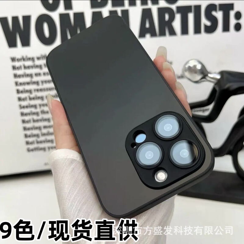 Suitable for Iphone17Promax Mobile Phone Case Ag Frosted Nano Skin Feel Apple 16 Anti-Fall Lens Film Protective Cover Suitable for Iphone17Promax Mobile Phone Case Ag Frosted Nano Skin Feel Apple 16 Anti-Fall Lens Film Protective Cover
