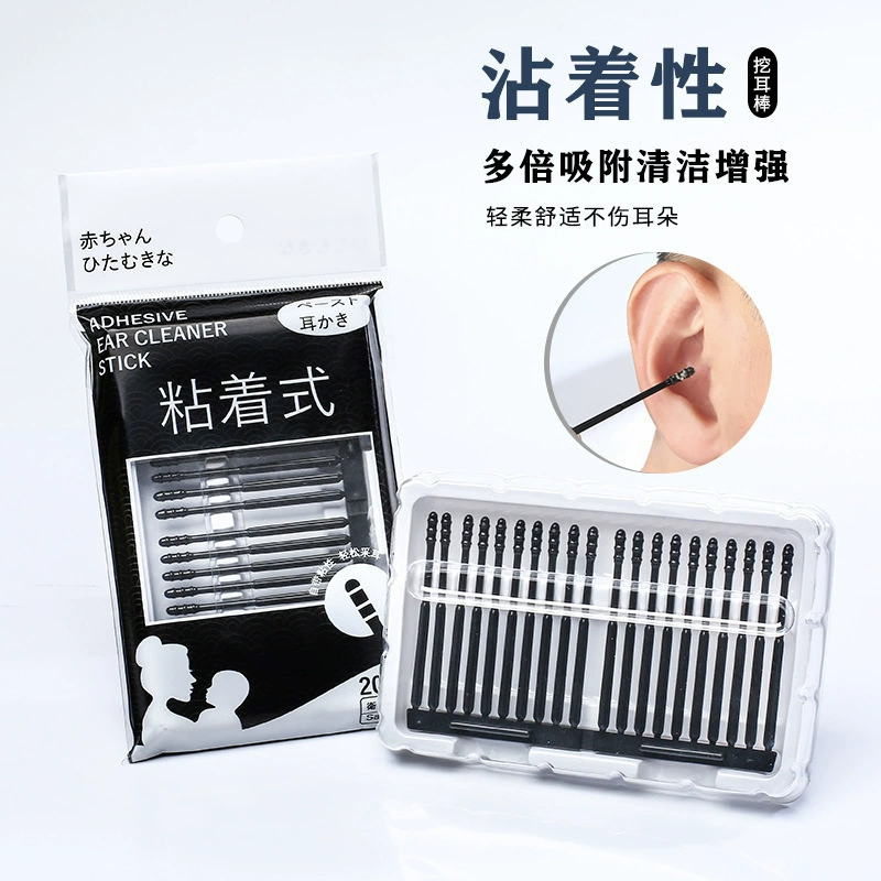 Японские одноразовые ушные копать нос очистки липкие ушные копать тампон для взрослых детей