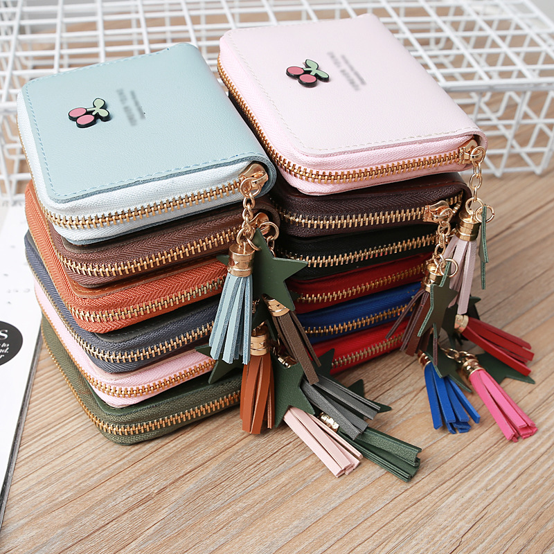 Fashion Short Printing Tassel Wallet Wholesale display picture 2