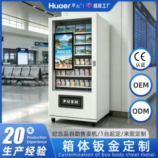 景区文创纪念品无人售货机 高铁站自助礼品贩卖机智能自助售卖机