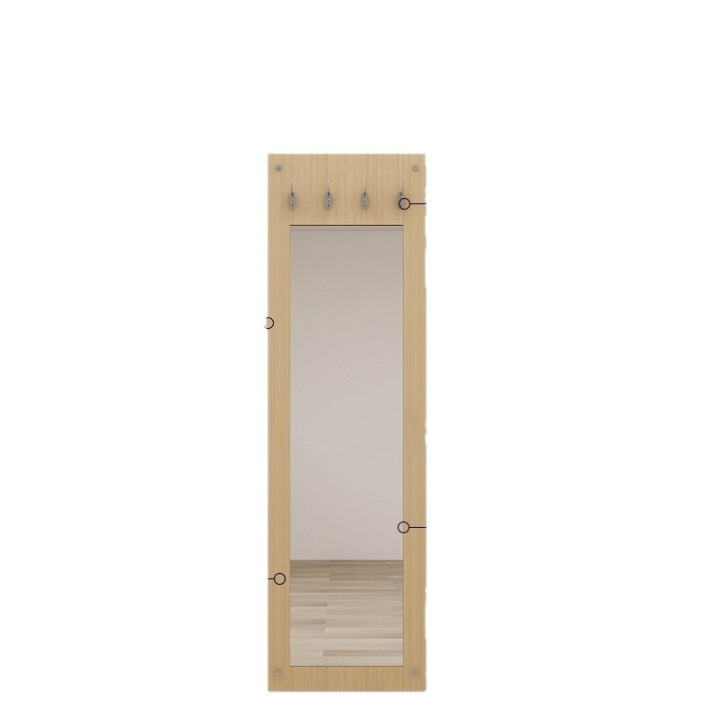 Hotel hotel espejo colgante tablero de ropa de hotel combinación de mesa para apoyar espejo colgante muebles armario espejo colgante estilo hotel