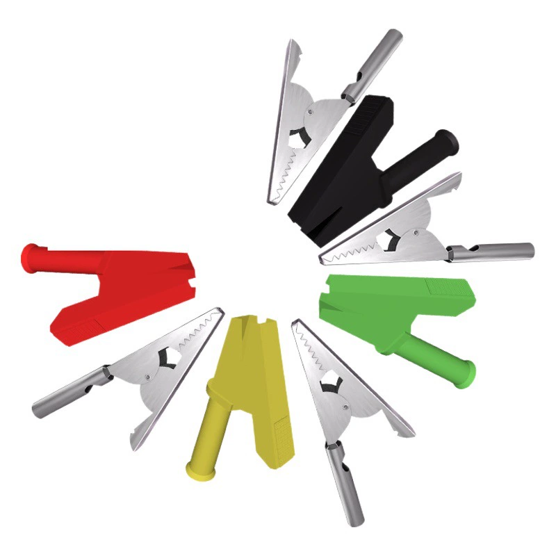 Открытие 10 мм крокодил клип 4 мм Джек тест безопасности клип вставной высокого давления оболочки клип