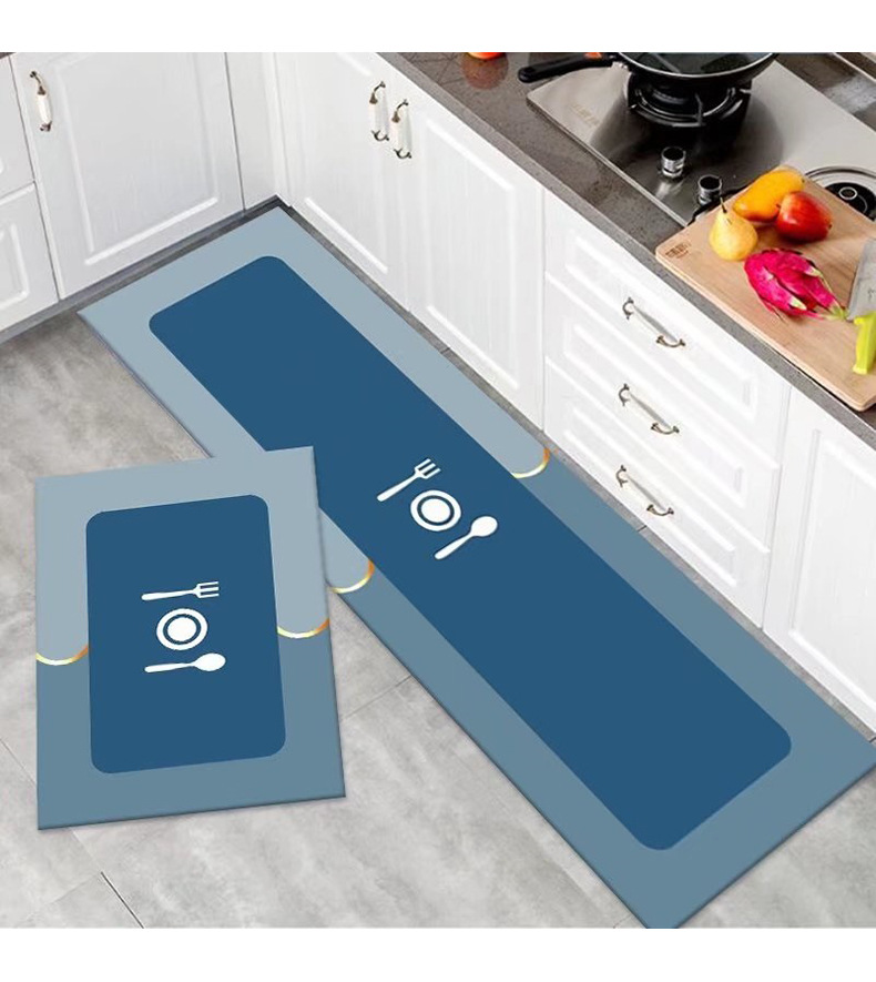 硅藻泥软垫吸水垫家用厨房地垫地毯现代简约吸水防滑速干浴室门垫详情8