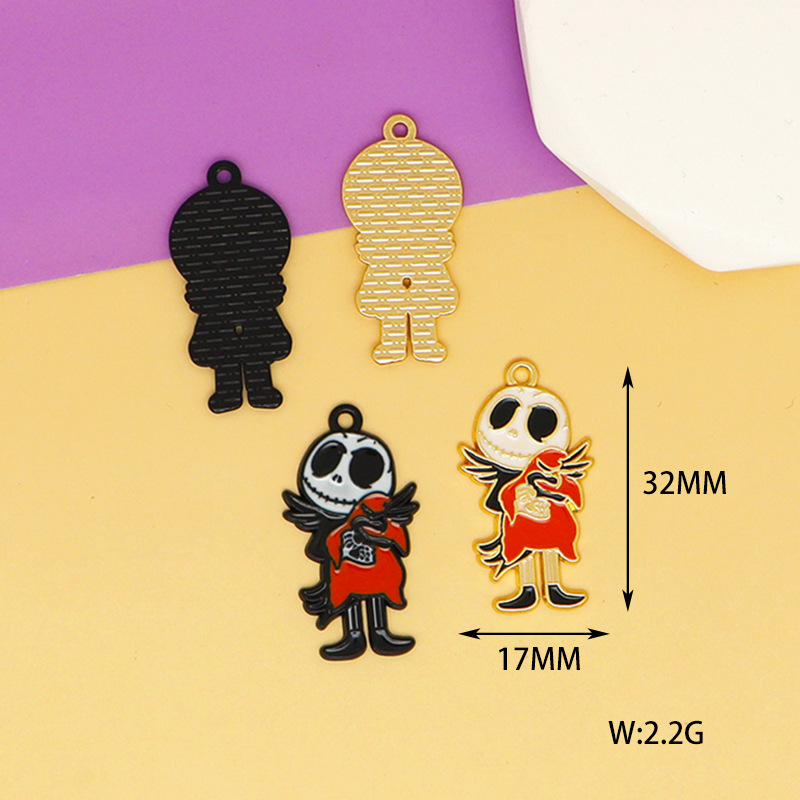 36g Weight Pendant Jewelry Making Type 15*32mm, 16*32mm, 18*33mm Jewelry Making Size DIY Jewelry Accessories Classification 10 PCS/Package Quantity Alloy Material Halloween Festival Ghost Pattern Enamel Design Cute, Funny Style 10 PCS/Package 15*32mm 16*32mm 18*33mm Alloy Ghost Pendant 11