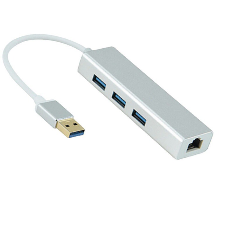 USB3.0 to RJ45 Gigabit Network Card 3.0HUB Splitter External Laptop Wired Port Adapter