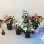 轻复古仿真盆栽家居装饰假花绿植高级感仿真花温馨布景道具批发