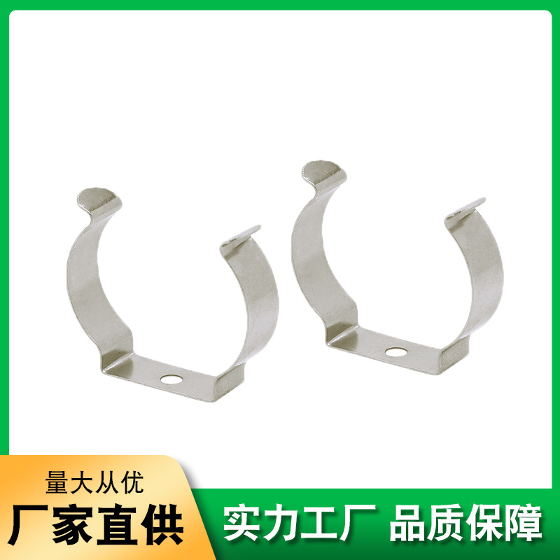 灯管夹配件UV紫外线灯夹灯具卡扣PL13W 18W 36W不锈钢双管夹