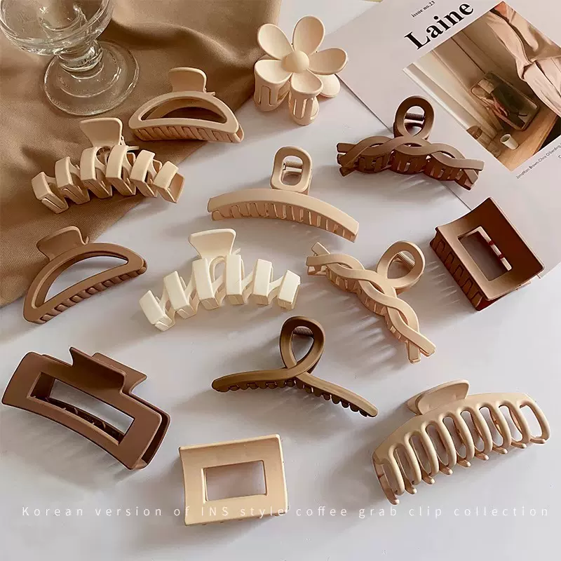 鲨鱼夹简约抓夹高级感后脑勺发卡发夹女2024年新款头发抓子发饰品