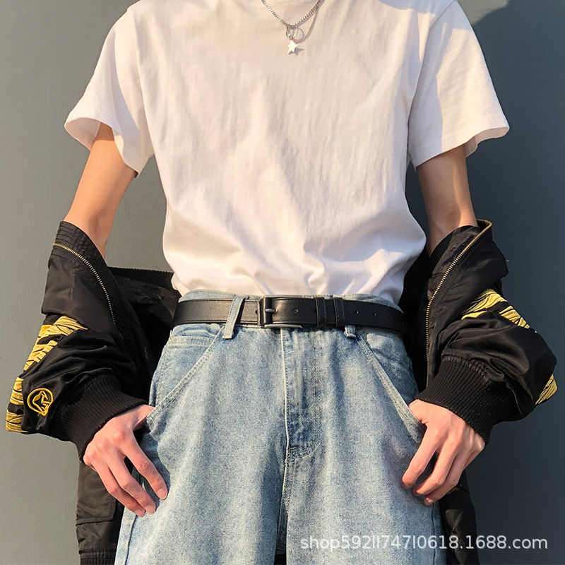 Fábrica de cinturones para hombres suministro único nuevo cinturón para hombres estudiante decoración casual tendencia moda coreana pantalones cinturón