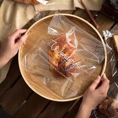 透明包裝袋歐包吐司可頌牛角包烘焙自粘袋三明治小麵包貝果自封袋