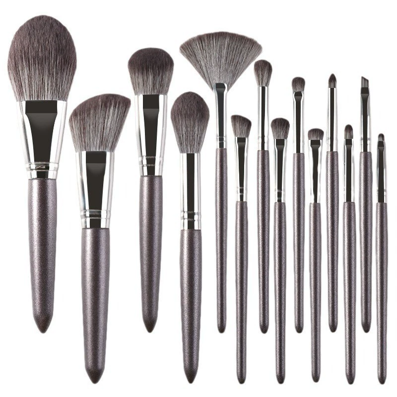 Brush, soft eye shadow, 14 pieces, full set, for beginners