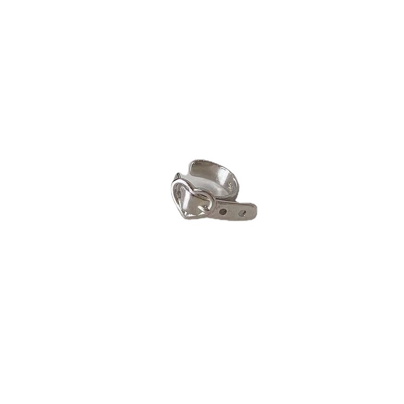 Love Belt ear clip femenino ins nicho diseño sentido earless ear clip de hueso simple todo fósforo estudiante pendientes de moda femenina