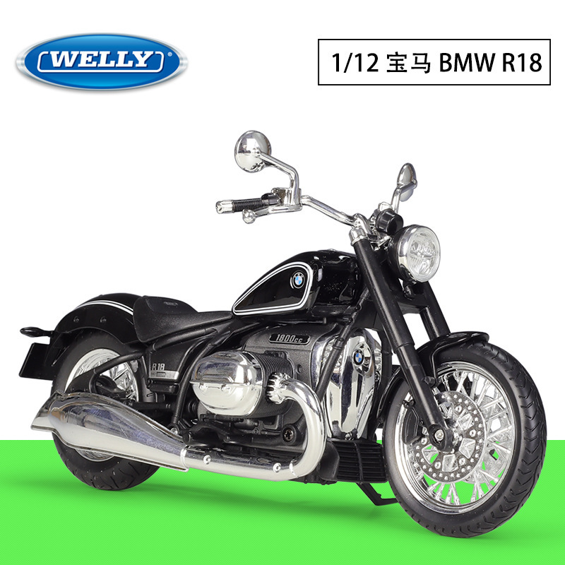 WELLY Willy 1:12 BMW 2020 BMW R18 heavy locomotive simulation alloy motorcycle model toy
