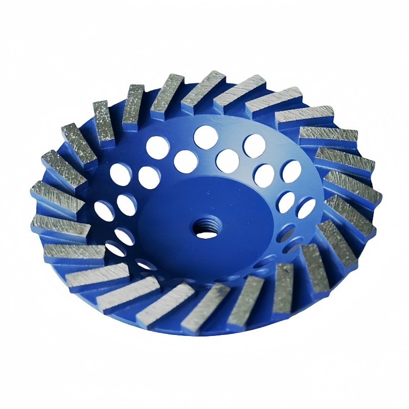 7英寸地坪磨轮180mm金刚石磨轮24齿磨轮混凝土地坪磨轮大理石磨轮