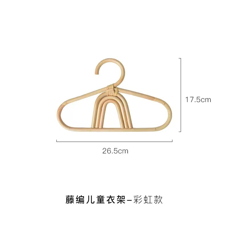 Percha de ratán en forma de mano para niños Luna Sol Arco Iris decoración de la habitación de los niños tienda de ropa para Niños Accesorios de fotos