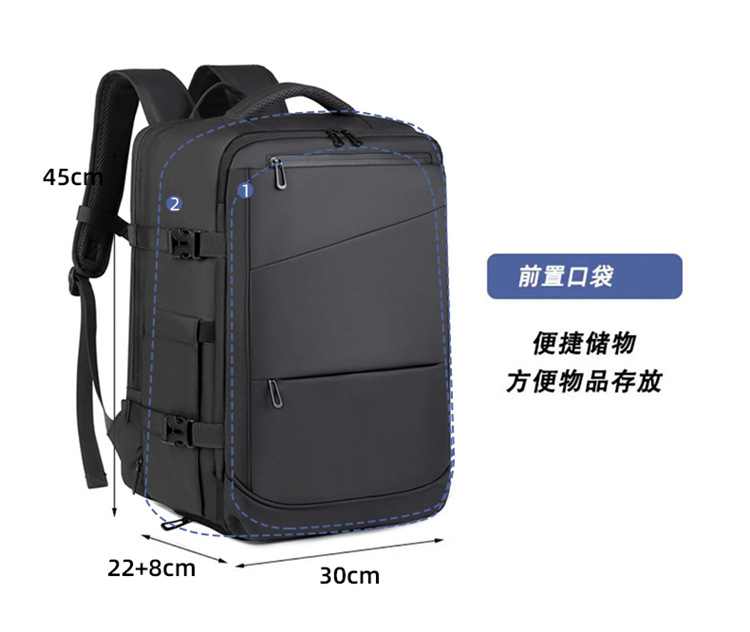Cross-border computer bag backpack, men's style, fashionable, shoulder-carry, large-capacity commuting schoolbag, business backpack undefined