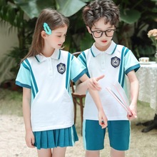 两件套装儿童夏装校服新款班服幼儿园园服源头厂家夏季运动服园服