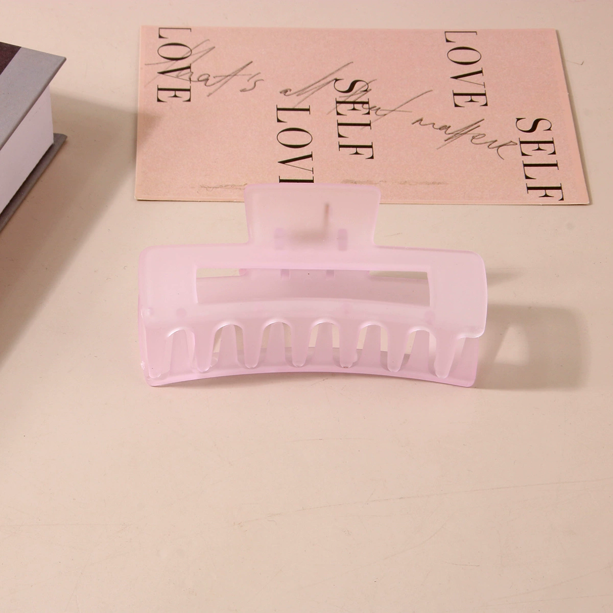 (Cross-border trading), rectangular matte crab pin, big shark, hairgrip, Amazon, simple and elegant design