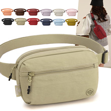 捷朗仕新款单肩斜挎包女士手机包胸包迷你小包包防水尼龙帆布包