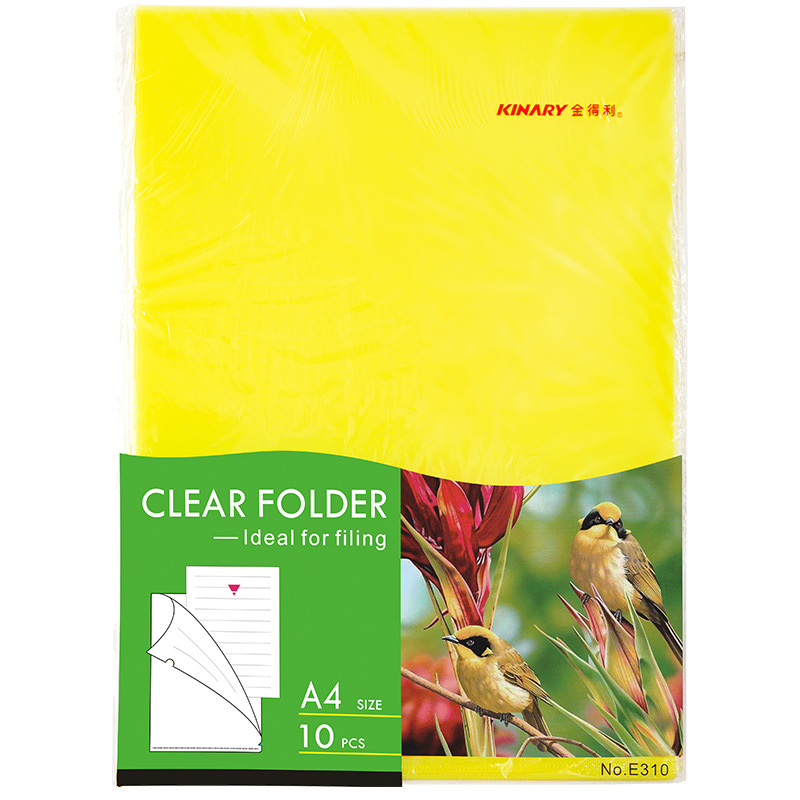 E310 옐로우 싱글 클립/싱글