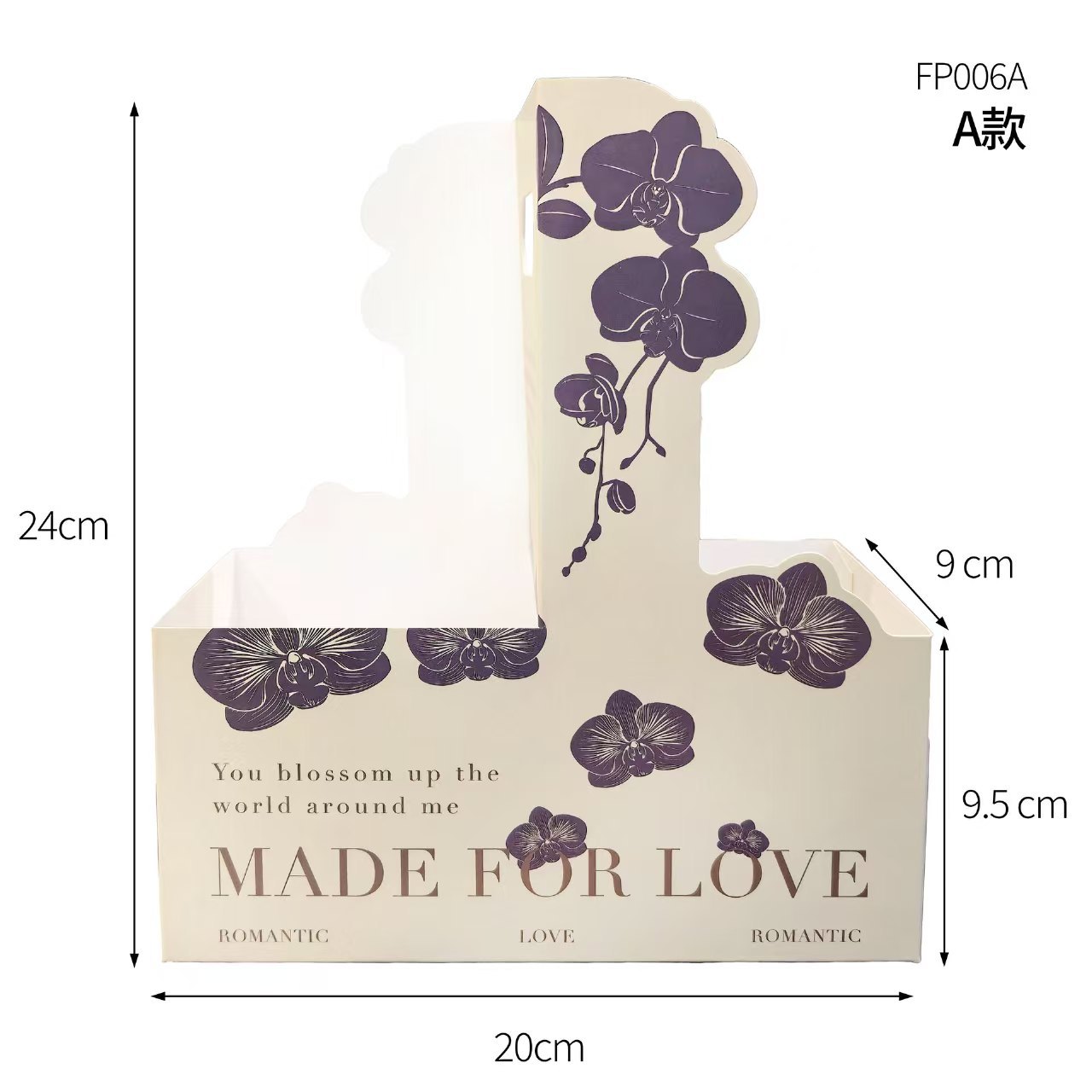 Caja de flores portátil para el Día de la Madre, para café y té con leche, caja de regalo con flores frescas, materiales para arreglos florales DIY, cesta de flores portátil.