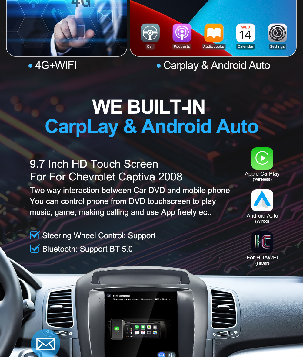 Suitable for Kia Sorento Central Control Large Screen Navigation All-In-One Android System Central Control Screen Car Navigation Device