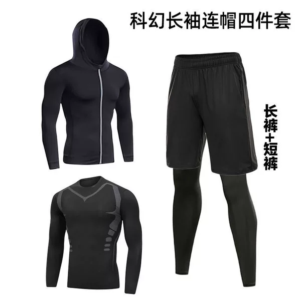 Set with hood, 4 piece set