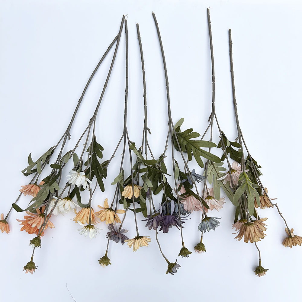 Flores de crisantemo artificiales para boda y decoración_voghion.com