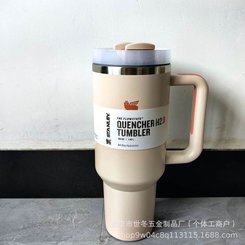 亚马逊史丹利40oz汽车杯手提杯吸管Stanley保温杯1车载车载保温杯|undefined
