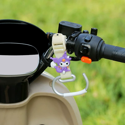 Other Electric Vehicle Accessories, Special Hook for Electric - beige-long-belt-e-hook-kuromi-right