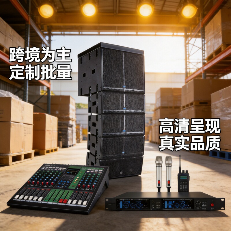 Complete set of professional audio speakers with microphone, DJ mixer, 18inch subwoofer sound system for bars Complete set of professional audio speakers with microphone, DJ mixer, 18inch subwoofer sound system for bars