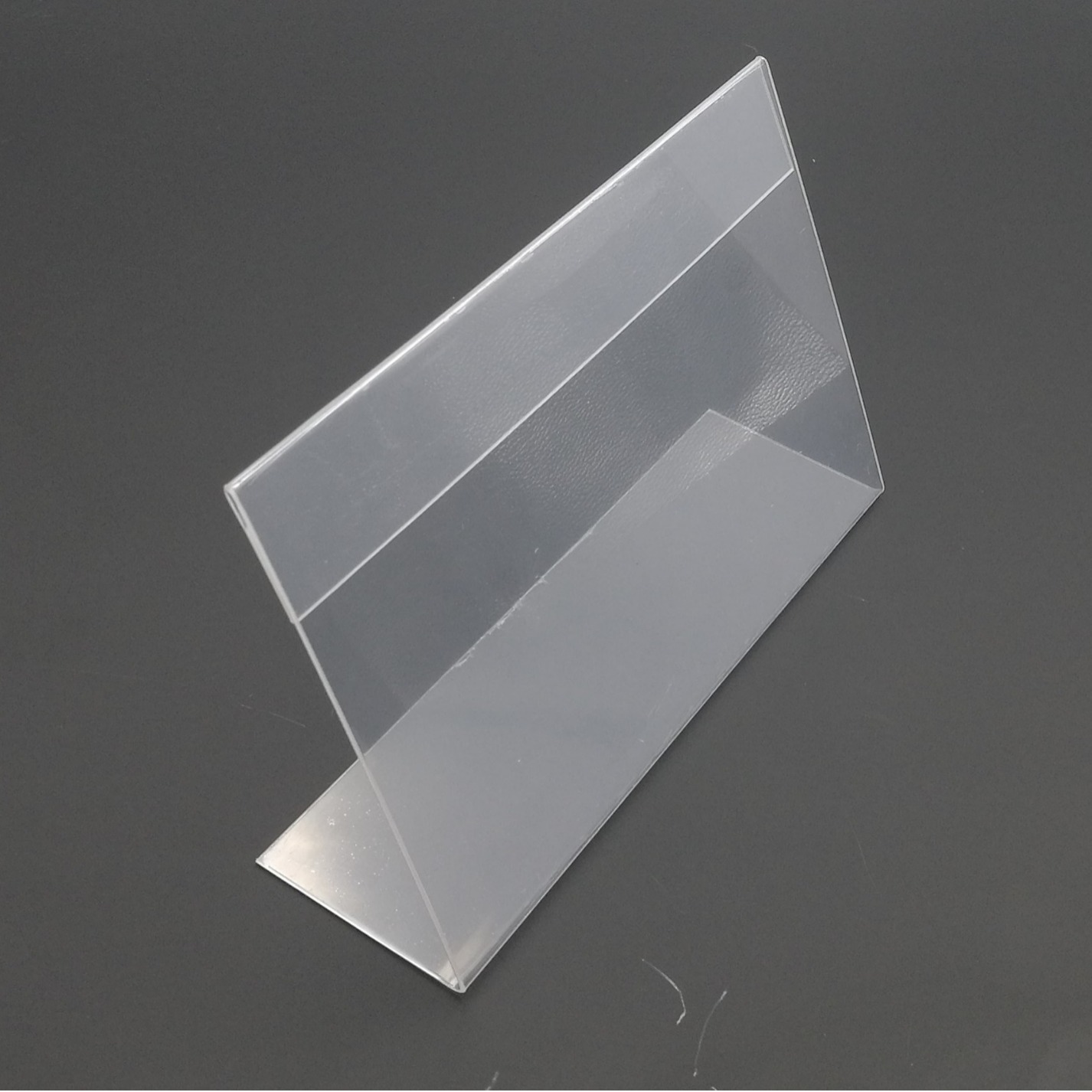 展示架展示用品台卡透明价格牌扫码牌超市标价牌立式标识牌座式牌