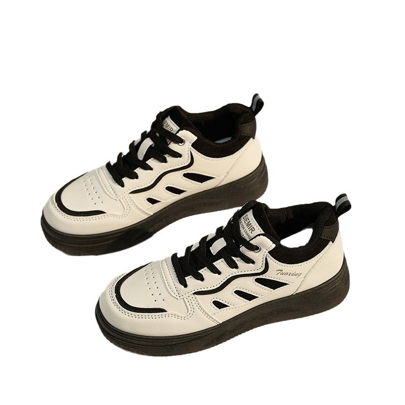 2024 primavera y otoño zapatos de mujer popularidad en línea estudiantes ligero universal cómodo estilo extranjero suela suave antideslizante zapatos de pastel