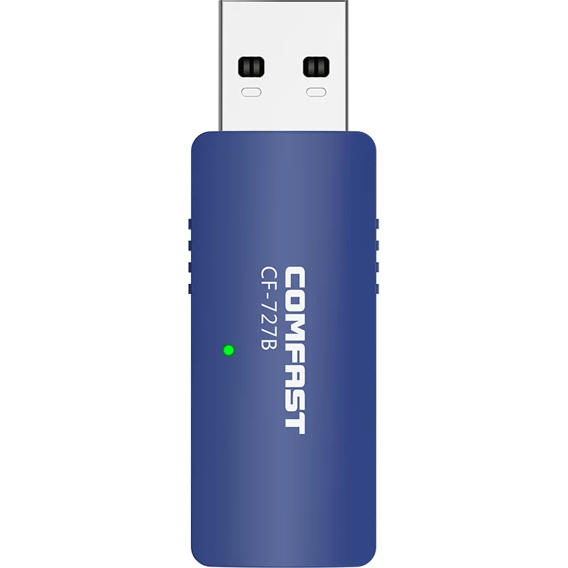 USB беспроводная сетевая карта маленькая, портативная Bluetooth+WIFI 2-в-1 1300Mbps двухдиапазонная Wi-Fi передатчик
