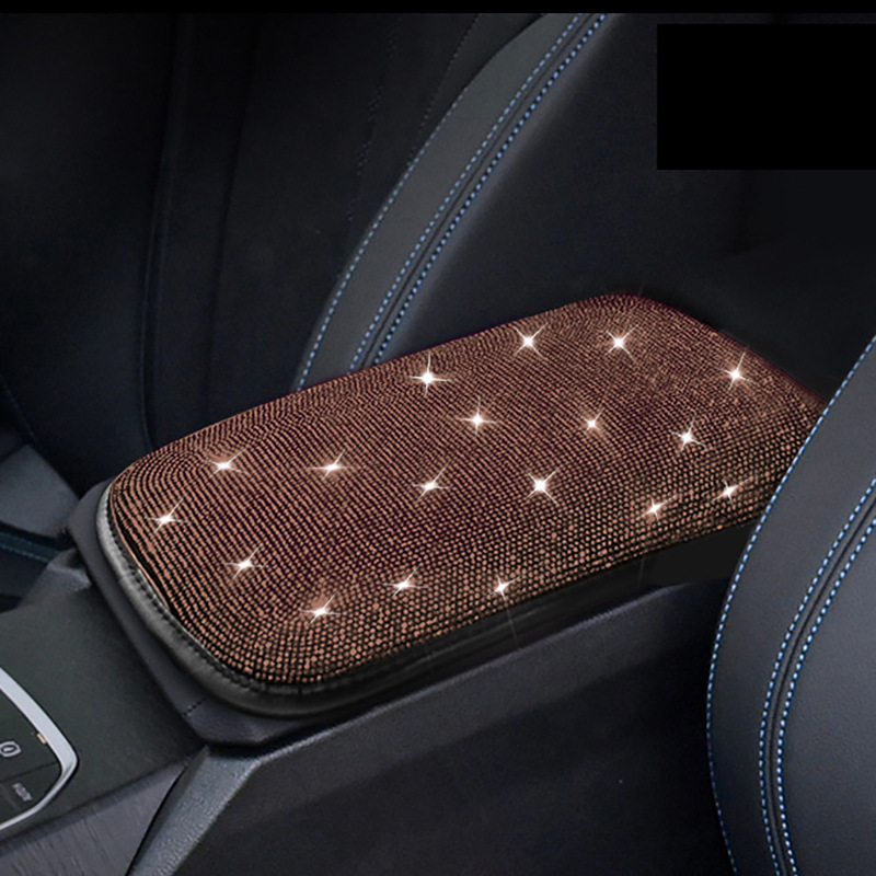 Creative Diamond-Studded — Fushou Armrest box pad - champagne