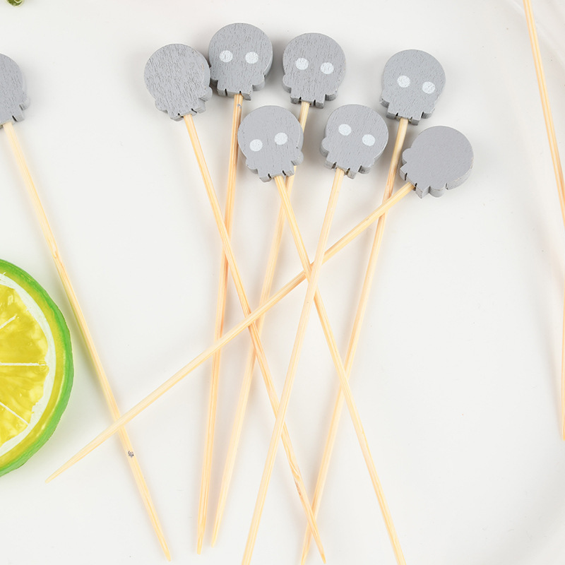 Animales de dibujos animados de azúcar calabaza tijeras anillo de flores de ficha de sushi cuentas de horquilla de frutas al por mayor