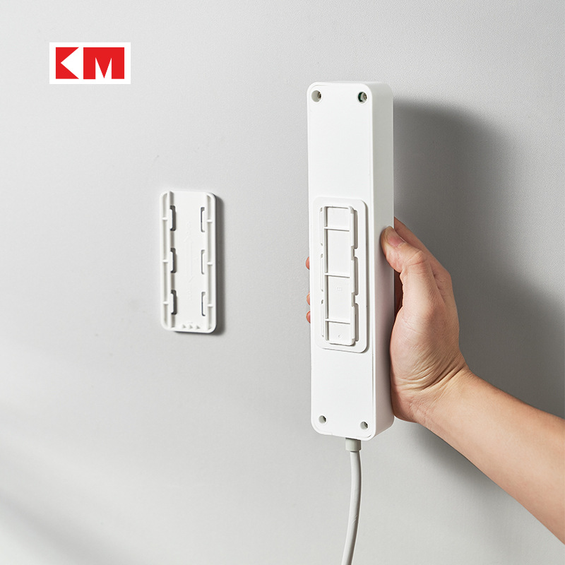 KM 5183 Fixed Socket Patch Row Punch-free Wall-hanging Wall Patch Patch Patch Board Router Buckle