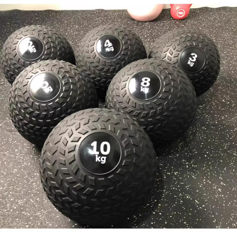 Bola de arena de fitness especial Bola de gravedad de relleno de arena de PVC Bola de Fuerza Explosiva no elástica con soporte de peso Entrenamiento físico Bola de medicina interior y exterior