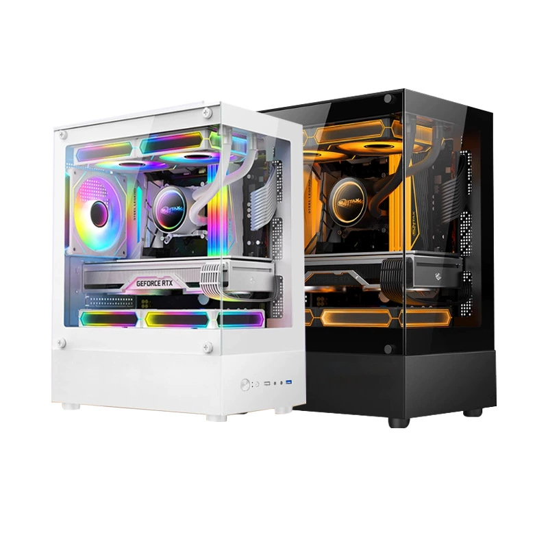 Игровой настольный ПК, конфигурируемый, стеклянная боковая панель, CPU i3–i9, до RTX 4060